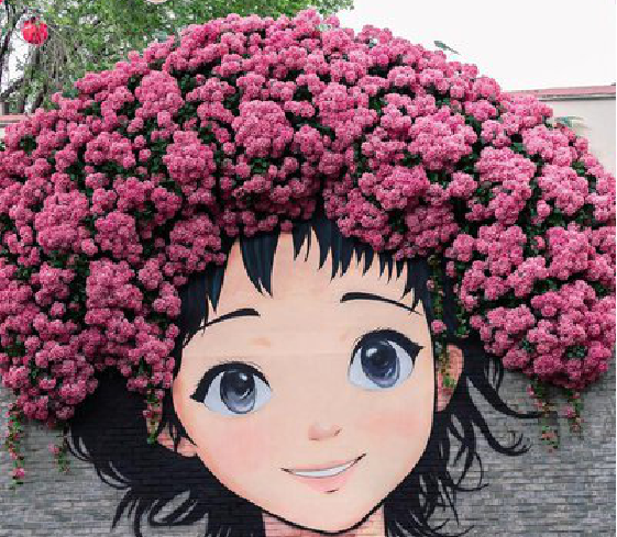 荆州墙体彩绘-网红墙打卡