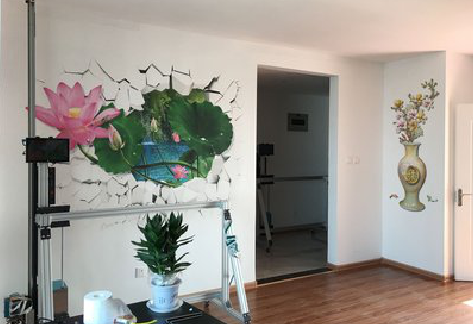 荆州墙体彩绘相比墙纸的优势。