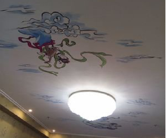 荆州如何快速绘制天花板上的手绘墙？