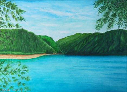 荆州在墙绘中，如何绘画绿水青山？