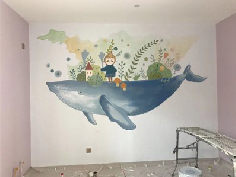 荆州手绘墙的特点及优势。